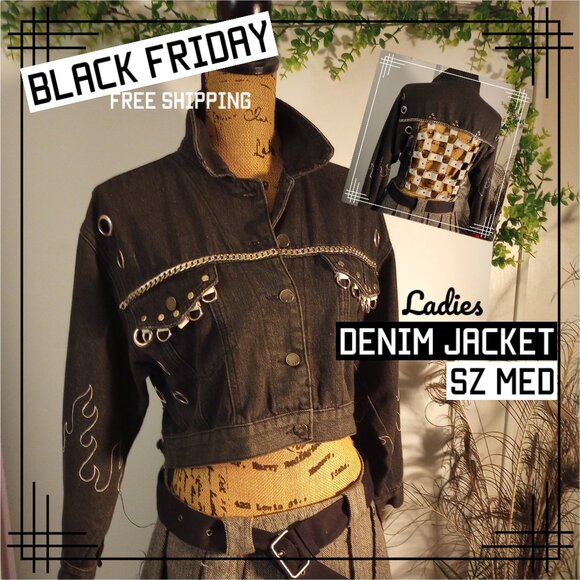 Ladies Exclusive Denim Jacket S/M - Picture 1 of 6
